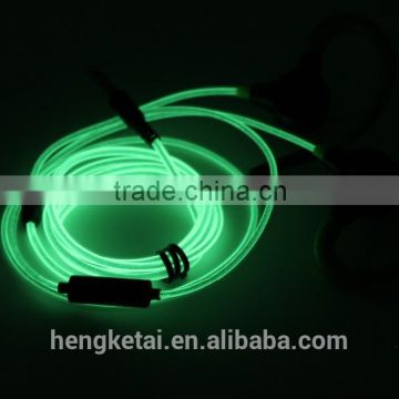 sport earphone hook ear with EL light