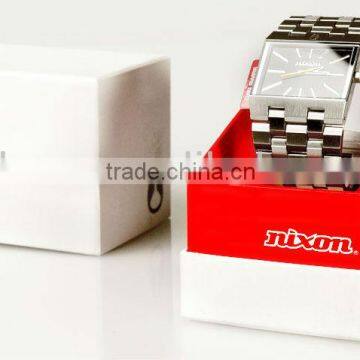 custom printed single watch display box