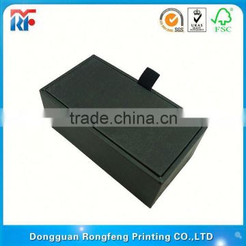 Promotion elegant velvet ring boxes cover with velvet