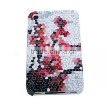 plum flower design cell phone cover for iphone 4