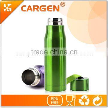 New Arrival Portable Strap Insulated Wide Mouth Stainless Steel Water Bottle