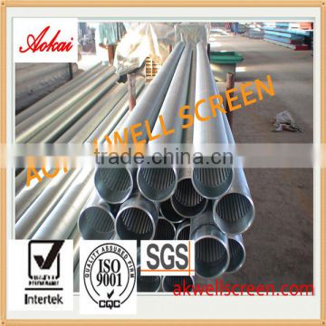 Reliable,high quality Johnson screen pipe casing slotted liner wedge wire for water filter mesh