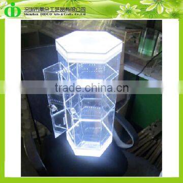 DDC-C001 Wholesale Acrylic Perfume Display Cabinet With LED photo-5