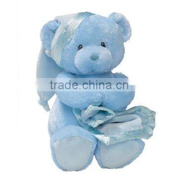 high quality stuffing teddy bear with handkerchief plush bear