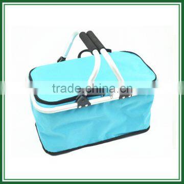 Foldable picnic basket Polyester Insulated Picnic Basket