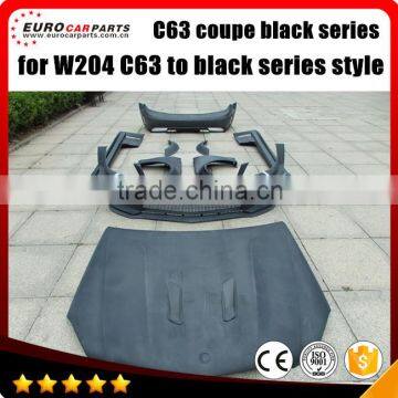 C63 Black Series Body Kits Fit for MB C-class W204 C63 Coupe 12y~ to C63 Coupe Black Series Style photo-2