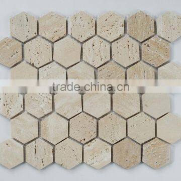 Home and Hotel Decoration Floor Bathroom Tile Many Colors Hexagon Mosaic