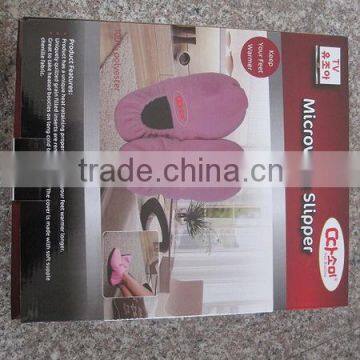 Wholesale Office Warm Slippers Microwave Heated Slippers photo-3