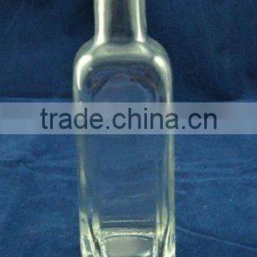 square glass bottle for liquor spirit