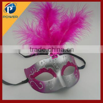 2015 factory wholesale party face mask, feather mask, masquerade masks