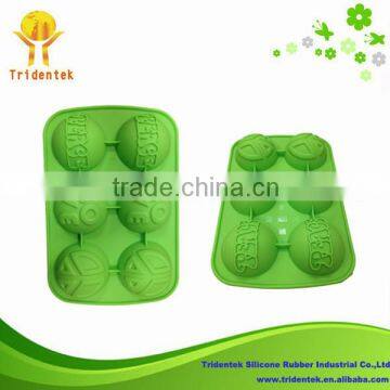 2015 Kitchen Utensils Eco-friendly Baking Love Cups Tools 6-Cup Silicone Baking Cups photo-2