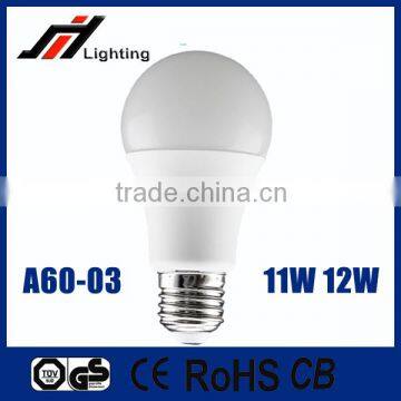 2016 hot sale A60 12W 85-265V E27/ B22 led light bulb