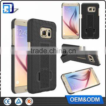 Outdoor 3 in 1 pc tpu silicone combo shockproof rugged back cover case for samsung galaxy s7 with belt clip holster case china