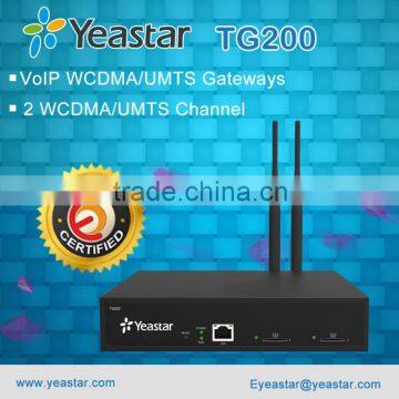 Yeastar dual ports 2 SIM Card Ports WCDMA Gateway VOIP Gateway