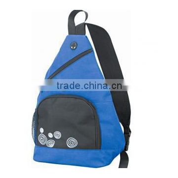 Promotional sling backpack shoulder bag , triangle bag, sling backpack