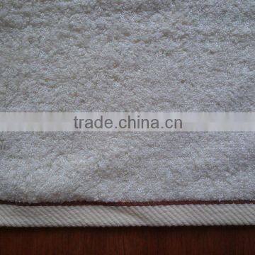 Satin Border Bamboo Cotton Bath Towel photo-6