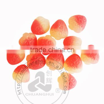 Halal Gummy Candy Juicy Peach Shape Gummy Candy In Bulk