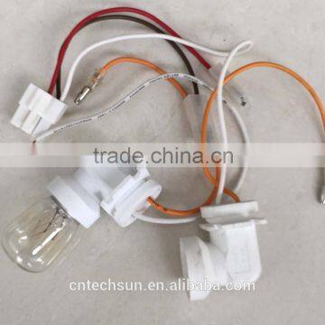 Lampholder with LED bulb for refrigerator and freezer