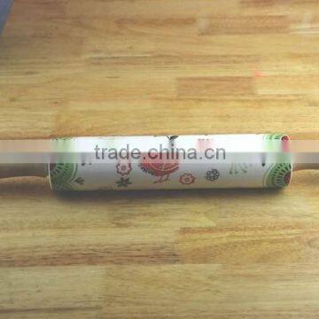 2015 Creative Design Wood and Ceramic Material Rolling Pin for Sale