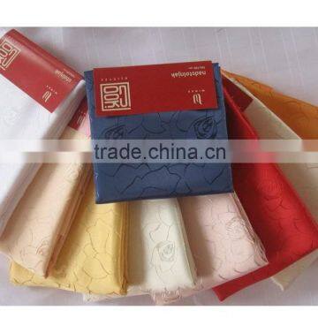 Orange Check Table Cloth photo-2