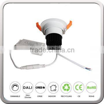 China Shenzhen Manufacture Hot Sale LED Dimmable Downlight Retrofit 3 Inch 70mm Cut-out LED Ceiling Downlight