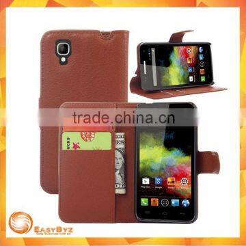 100% Perfect Fit Wallet Card Hold Leather Case Cover for Wiko Sunset