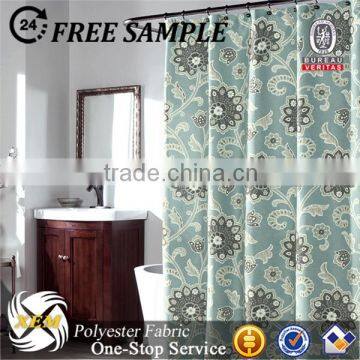 waterproof shower curtain fabric with printing