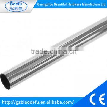 chrome finish pipe price , round tube