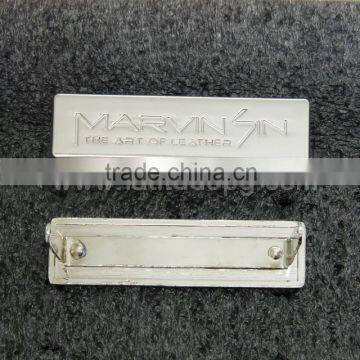 CR-ML00028 Wholesale Brand Logo Permanent Adhesive Metal Label With Great Price photo-6