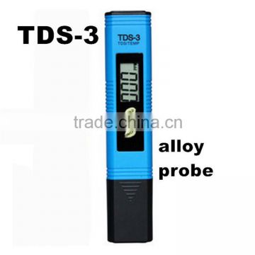 2016 new bigger LCD screen tds meter digital TDS-3