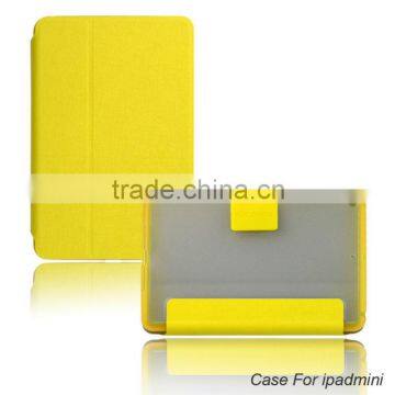 Hot selling wallet leather case for mini ipad