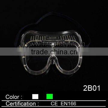 PC or PVC lens safety goggle with CE