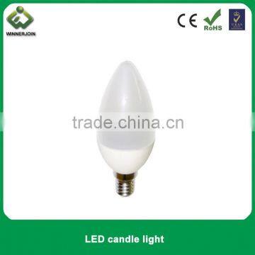 2015 C37 led candle light 2w/3w/4w warm white E14 for wholesaler