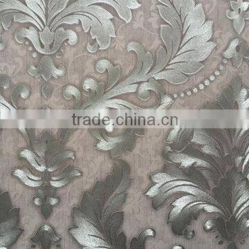 Classic latest italy design deep embossed wallpaper