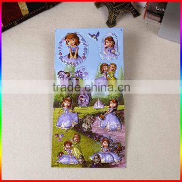 Princess Deisgn PVC Blister Stickers for Little Boys and Girls photo-2