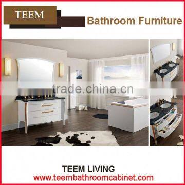 Teem home bathroom furniture family solid wood bathroom set bathroom furniture uk