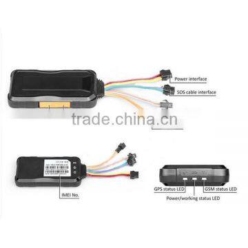 New Black TR06 Quad band Cut Off Power Vehicle Tracker Long Life SOS GPS GSM GPRS Real-Time GPS Tracker