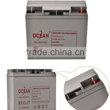 Special Design 12V Decorative Standard 17ah Solar Power Storage Battery photo-4