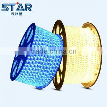 100meters/roll 220V high voltage 60led/m 5050 led flexible strip light waterproof rgb led strip ip68