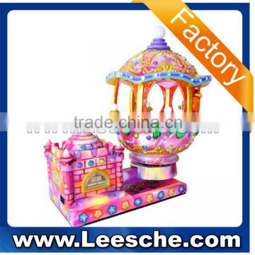 Small kiddie amusement park rides princess castle ride portable amusement ride