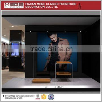 Best quality wooden clothes fixture display