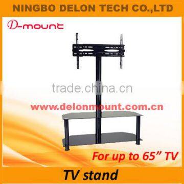 For up to 65 inch modern Glass Steel TV plasma LCD led TV STAND Holder