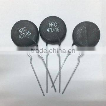 NTC Thermistor Power Current Limit Resistor Surge Arrestor 47D15 Diameter Mf72 Ntc Sensors photo-3