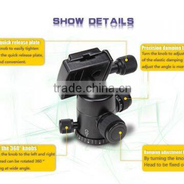 Hpusn 035lpro Professional Ball Head Aluminum Tripod Portable Travel Dslr Camera Tripods photo-6