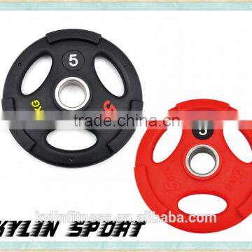 urethane plate with 3 handles and metal ring qj-wp034