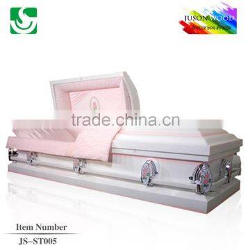 JS-ST005 noble best wholesale steel caskets