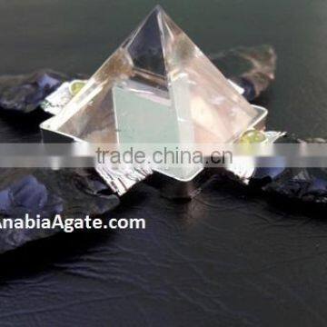 Black Obsidian Arrowhead Agate Energy Generator : Agate Crystal Quartz Pyramid : Agate Energy Generator Tools photo-2