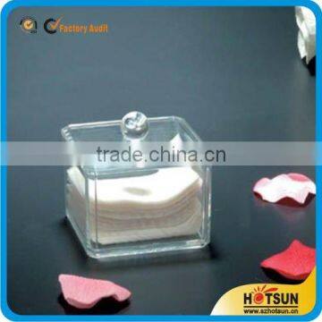 High transparence acrylic facial tissue holder plastic facial tissue box