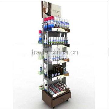 comestics wood shelf