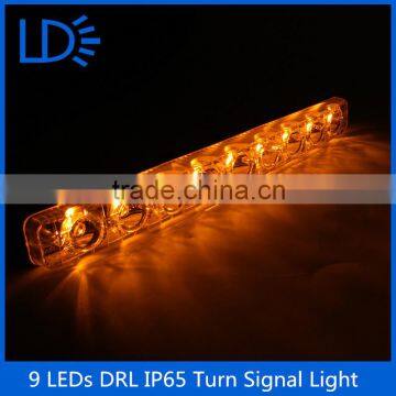 Universal 18W Car 9LED DRL Daytime Running Light Driving Safety Turn Head Lamp photo-5